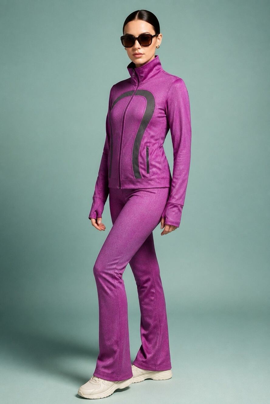 Lululemon In Stride Yoga Gym Sporty Jacket Purple Womens Size 10